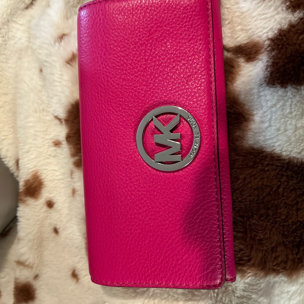 Pink MK wallet